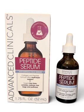 Advanced Clinicals Multi-Peptide Anti-Wrinkle Serum 1.75 oz